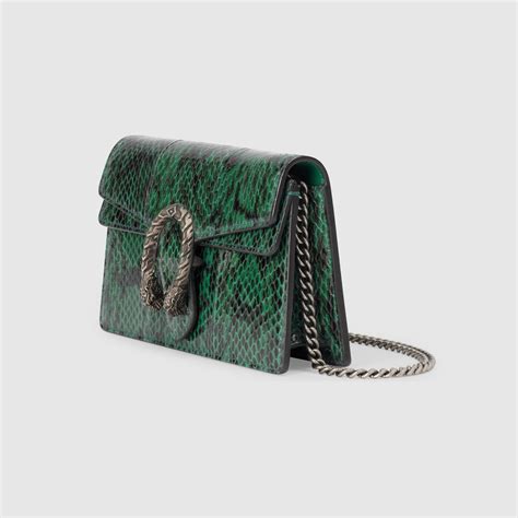 borsa gucci chiusura serpente|Mini borsa Dionysus in pelle di serpente .